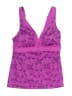 L.L.Bean Argyle Purple Swimsuit Top Size 10 - photo 1
