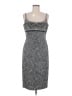 Escada Tweed Gray Cocktail Dress Size EU 40 / US 10 - photo 1