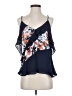 Parker 100% Polyester Blue Sleeveless Blouse Size S - photo 1