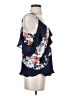 Parker 100% Polyester Blue Sleeveless Blouse Size S - photo 4