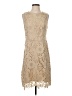 ECI 100% Polyester Tan Cocktail Dress Size 4 - photo 1