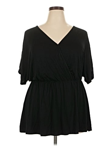 BLOOMCHIC Short Sleeve Blouse (view 1)