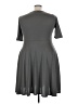 Lularoe 100% Polyester Solid Gray Casual Dress Size 24 - 26 - photo 2