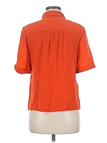 Hobbs London Short Sleeve Silk Top (view 2)