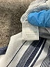 Eden & Olivia Stripes Silver Long Sleeve Button-Down Shirt Size L - photo 8