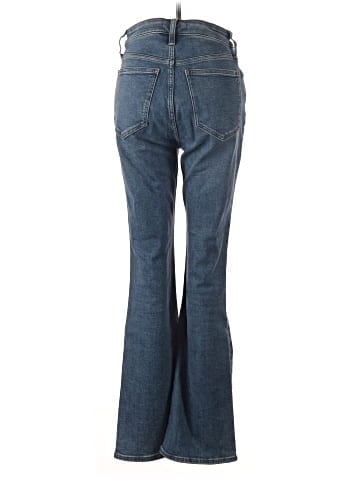 Madewell Tall Curvy Kick Out Crop Jeans in Oneida Wash (view 2)