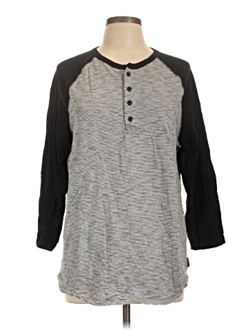 Express Long Sleeve Henley (view 1)