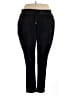 White Mark Black Casual Pants Size 3XL - photo 1