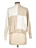 Poof! Color Block Tan Pullover Sweater Size L - photo 2