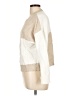 Poof! Color Block Tan Pullover Sweater Size L - photo 5