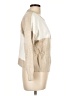 Poof! Color Block Tan Pullover Sweater Size L - photo 4