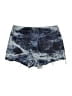 Mossimo 100% Cotton Tie-dye Blue Denim Shorts Size 4 - photo 2