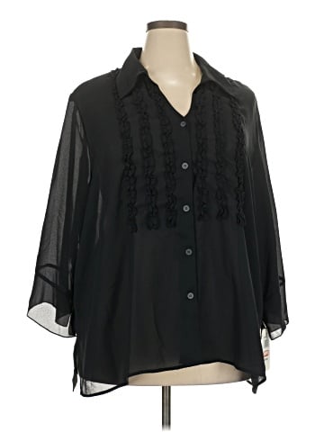 Notations 3/4 Sleeve Blouse (view 1)