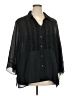 Notations 100% Polyester Black 3/4 Sleeve Blouse Size 3X - photo 1