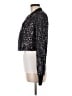 Rebecca Taylor 100% Silk Stars Silver Jacket Size 6 - photo 5