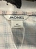 Monki Checkered-gingham White Blue Casual Skirt Size EU 42 / US 12 - photo 4