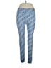 Lularoe Print Blue Leggings Size 1X (estimated) - photo 1