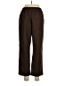 Alfred Dunner 100% Polyester Solid Brown Casual Pants Size 12 Petite - photo 2