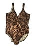 Miraclesuit Animal Print Brown One Piece Swimsuit Size 20W - photo 1