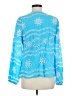Boston Proper 100% Rayon Blue Long Sleeve Blouse Size M - photo 2