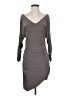 Just Fab Solid Gray Cocktail Dress Size S - photo 1