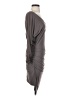 Just Fab Solid Gray Cocktail Dress Size S - photo 4