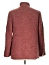 AKRIS Tweed Burgundy Coat Size 12 - photo 2