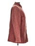 AKRIS Tweed Burgundy Coat Size 12 - photo 4