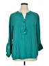 Adrianna Papell 100% Polyester Teal 3/4 Sleeve Blouse Size XL - photo 1