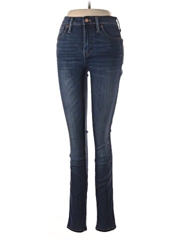 Madewell Tall 10" High-Rise Skinny Jeans in Danny Wash: TENCEL&trade; Denim Edition (view 1)