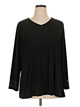 Susan Graver 3/4 Sleeve Top