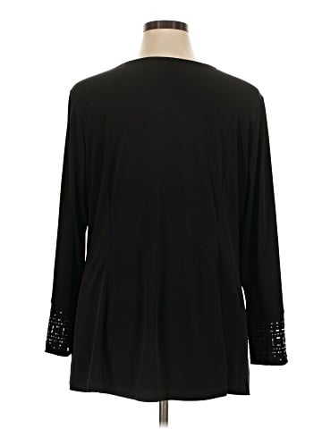 Susan Graver 3/4 Sleeve Top (view 2)