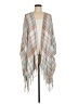 Three Dots Gray Poncho One size - photo 1