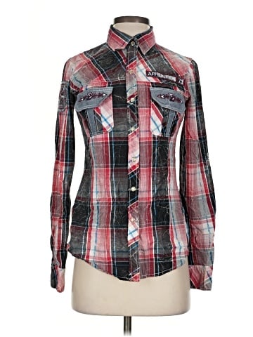 Affliction Long Sleeve Button-Down Shirt (view 1)