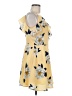 JOA 100% Polyester Floral Yellow Cocktail Dress Size M - photo 4