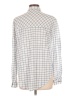 Eden & Olivia 100% Polyester Checkered-gingham Ivory Long Sleeve Blouse Size L - photo 2