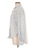 Eden & Olivia 100% Polyester Checkered-gingham Ivory Long Sleeve Blouse Size L - photo 5