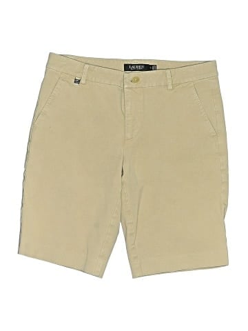 Lauren by Ralph Lauren Khaki Shorts (view 1)