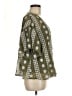 Cato Green Short Sleeve Blouse Size M - photo 4