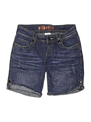 Hydraulic Denim Shorts (view 1)