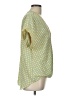 Max Studio 100% Polyester Green Short Sleeve Blouse Size L - photo 4