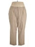 Fashion Bug Solid Tan Khakis Size 26W - photo 1