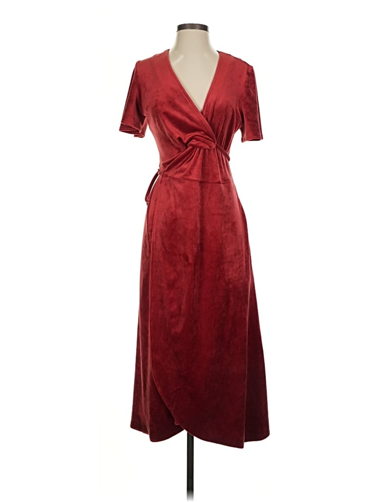 Pre-owned Marine Layer Cocktail Dress In Burgundy