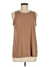 LUXE Brown Sleeveless T-Shirt Size M (tall) - photo 1