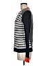 Bailey 44 Stripes Black Pullover Sweater Size M - photo 5