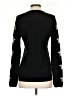 Wyse 100% Cashmere Stars Black Cashmere Pullover Sweater Size 4 (1) - photo 2