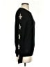 Wyse 100% Cashmere Stars Black Cashmere Pullover Sweater Size 4 (1) - photo 4