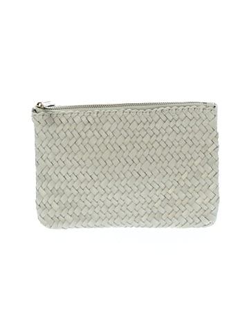 Madewell The Leather Pouch Clutch: Woven Edition (view 1)
