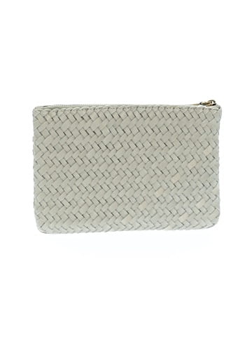 Madewell The Leather Pouch Clutch: Woven Edition (view 2)