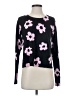 Sanctuary Floral Black Pullover Sweater Size S - photo 1